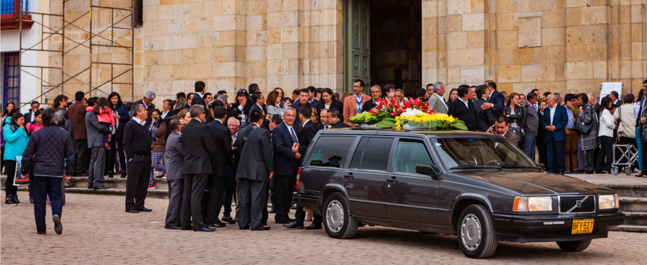La conclusione del funerale cattolico
